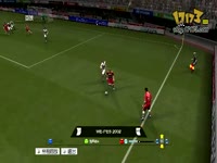 PES2012C罗诡异下旋凌空抽射 下坠抛物线很