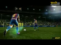 PES2012 阿尔维斯大力任意球!_17173游戏播