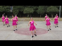 山凤广场舞:排舞(大家跳+Paert+成吉思汗)-舞出