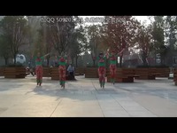 鸡西休闲广场快乐阳光扇子舞 15欢聚一堂-广场