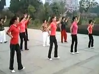 在线观看 广场舞 集体舞 北京的金山上 广场舞 