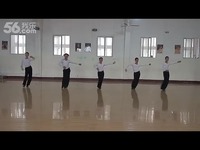湖南体育舞蹈学校桑巴课堂单人基本步练习4-拉