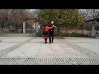 广场交谊舞健身舞晨练双人舞探戈(四步)-广场精