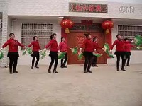 华县辛庄李家宝霞广场舞 ;过河(扇子舞)-过河 热