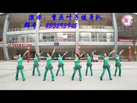 热播 重庆叶子广场舞自由自在(附背面演示)-重