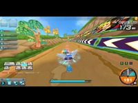 QQ飞车 蓝魔鬼 中国田园 双喷 超级起步 2.20 第