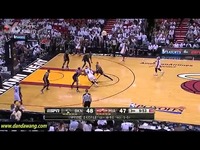 视频 詹姆斯攻防集锦 热火篮网季后赛第2场-威