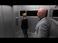 经典 好诡异的电梯 灵异电梯 诡异监控画面-灵