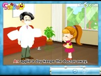 热推 少儿英语歌曲an apple a day-英语儿歌_1