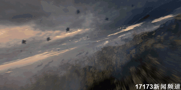 战舰世界gif,空中打击