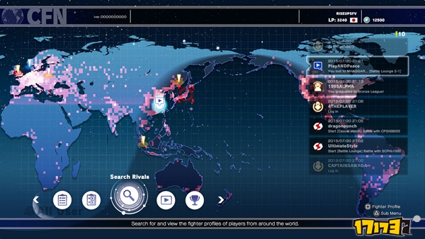 街霸5社区系统公开 跨世界的同台竞技